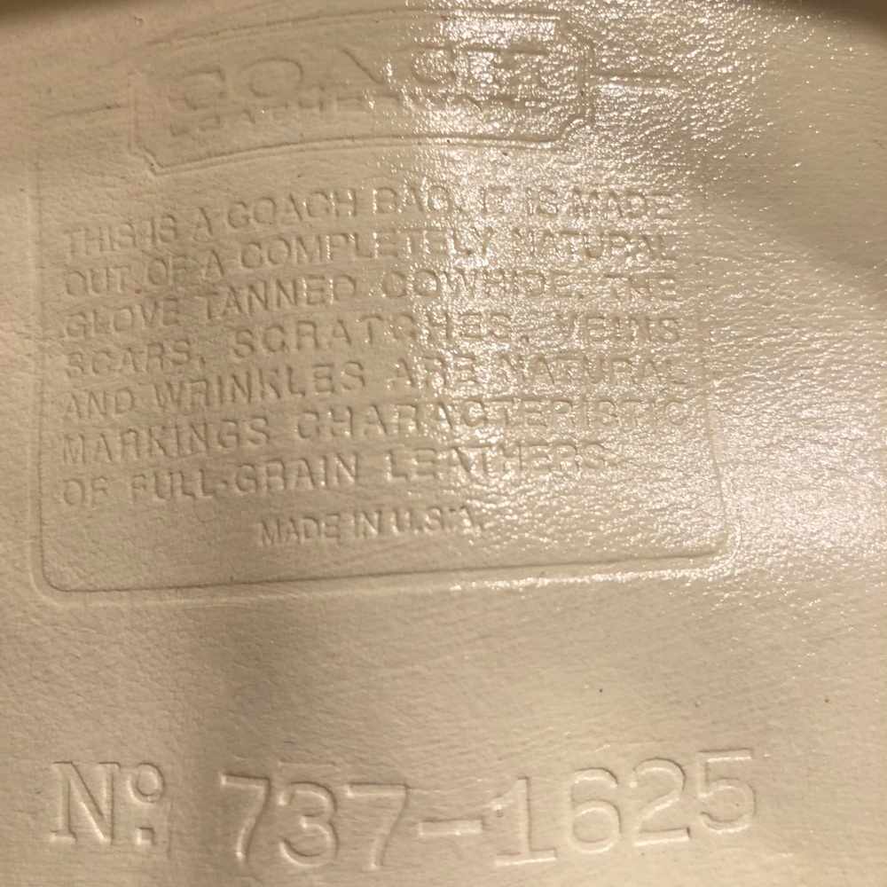 Authentic Classic Coach Drawstring Sac - image 6